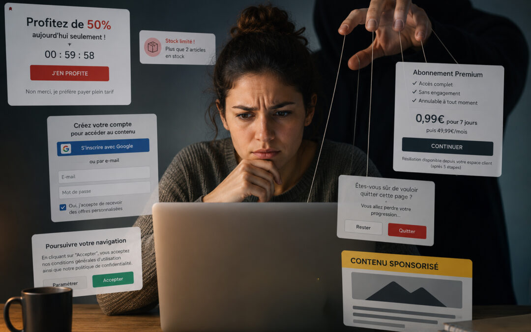 Les deceptive patterns : jusqu’où le design peut-il manipuler l’utilisateur ?